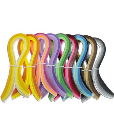 Zorfeter Quilling Paper Strips Kit - 900 Strips, 42 Colors, 7mm Width - DIY Quilling Projects - Buy Online on GoSupps.com