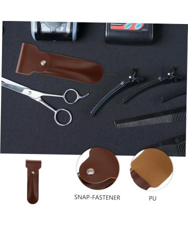 Shop Minkissy Leather Razor Holster - Portable Double-Edged Razor Case & Safety Mask | International Shipping - Buy Online on GoSupps.com