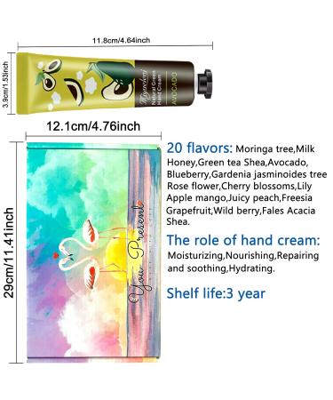 Smobea Plans Fragrance Cream Set - 20 x 30ml Mini Hand Creams | Deep Moisturizing & Nourishing with Aloe & Vitamin E | Perfect Gift Set for Daily Moisture - Buy Online on GoSupps.com