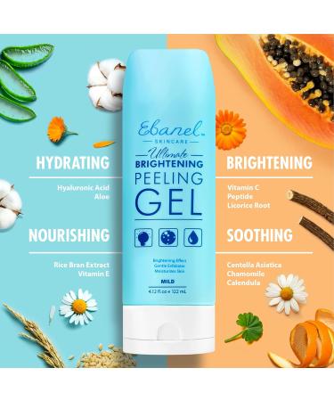 Ebanel Bundle of 40% Urea Cream 4.6 Oz and Exfoliating Face Scrub Peeling Gel 4.12 Oz - Buy Online on GoSupps.com