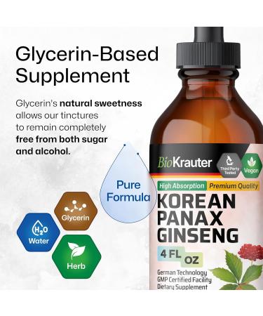 BIO KRAUTER Ginseng Tincture 4 Fl. Oz. & Ginkgo Biloba 90 Gummies - Buy Online on GoSupps.com