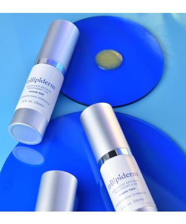 Trilipiderm Advanced Retinol Serum - Anti-Aging for Men & Women | Boost Collagen & Reduce Wrinkles | 3 Professional Strength Phases (1.5% 3.5% 5.5%) | 5 Fl Oz Each - Shop Internationally - Buy Online on GoSupps.com