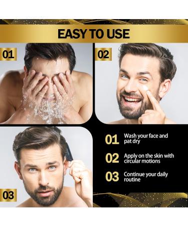 Men's Face Moisturizer Cream - Hydrating Oil Control & Firming Lotion for Smooth Wrinkle-Free Skin | International Shipping Available - Buy Online on GoSupps.com