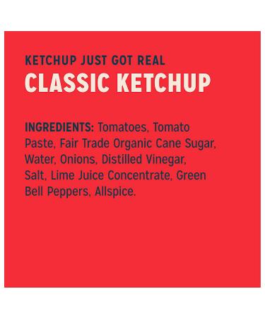 Sir Kensington's Classic Ketchup 20 oz Pack of 6 | Made from Whole Tomatoes | No HFCS | Gluten-Free | Certified Vegan | Non-GMO | Shelf-Stable - Buy Online on GoSupps.com