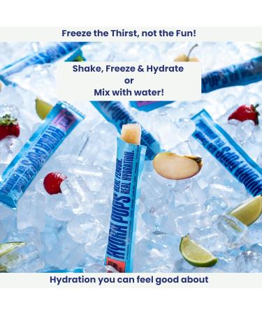 Electrolyte Freeze Pops Hydration Drinks with Electrolytes Vegan Gluten Free No Added Sugars 200mg+ Electrolytes 6-Pack Variety Lime Apple Strawberry 1.75 Fl Oz (Pack of 6) - Buy Online on GoSupps.com