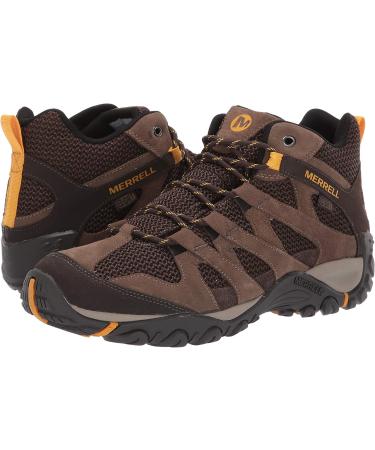 Merrell Men's Alverstone Mid Hiking Boot 9 - Merrell Stone | Durable & Stylish Hiking Boots - Buy Online on GoSupps.com