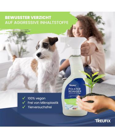 Treufix Upholstered Cleaner | Eco-Friendly 500ml for Car Seats Sofas & Couches - Maximum Cleanliness | International Shipping Available - Buy Online on GoSupps.com