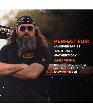 Wild Willies Beard Straightener Brush for Men - 2-in-1 Ionic Styling Comb with 3 Temperature Settings - Anti-Scalding Technology for Frizz-Free Beard and Hair Straightening - Buy Online on GoSupps.com