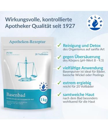 Help Base Pool Salt (1kg) - Detox & Skin Care - Ideal for Baths Foot Baths & Body Wrapping | International Shipping - Buy Online on GoSupps.com