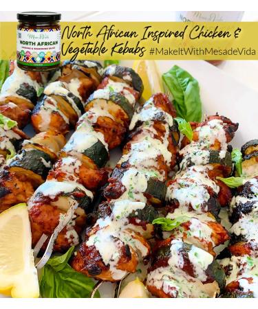 North African Cooking Sauce & Seasoning | Whole30 Approved Gourmet Blend - Vegan, Vegetarian, Paleo | 9 oz Jar - Buy Online on GoSupps.com