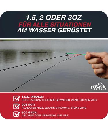 Buy Paradox Fishing Feeder Rod 3.3m - 90g 1.5oz 2oz 3oz | Best Method Feeder Rods for International Fishing - Buy Online on GoSupps.com