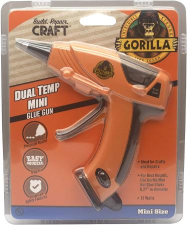 Gorilla Dual Temp Mini Hot Glue Gun Kit with 30 Hot Glue Sticks Glue Gun + 30 ct Sticks - Buy Online on GoSupps.com