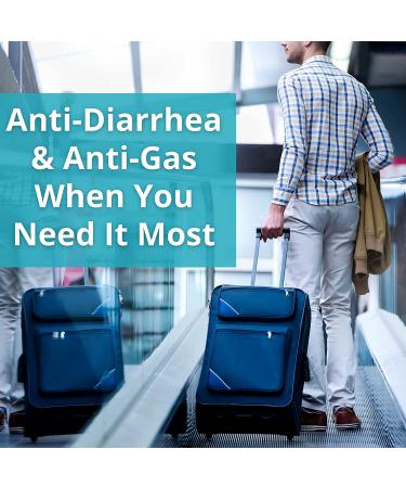 Primary Health Anti-Diarrheal & Anti-Gas Caplets - Loperamide Hydrochloride and Simethicone for Diarrhea, Gas, Bloating, Cramps - 24 Count - Buy Online on GoSupps.com