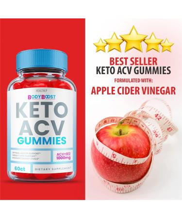 Body Boost Keto Gummies with ACV - Vegan Formula for Weight Loss - 60 Gummies - Buy Online on GoSupps.com