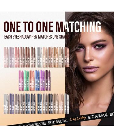 LANGMANNI Eyeshadow Stick 8 PCS Waterproof Multi-Color Eyeshadow Pen Set Creamy Long-Lasting Eye Makeup Kit Natural & Shimmer Shades Contour Stick Perfect Gifts For Women (#F-8 Colors) - Buy Online on GoSupps.com