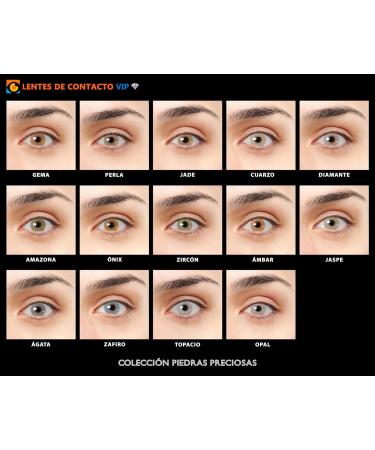 Barcelona VIP Green Contact Lenses - Super Natural Design with Ring | Annual Colored Lenses (2 Pack) + Case Tweezers & Soft Silicone Applicators - Buy Online on GoSupps.com