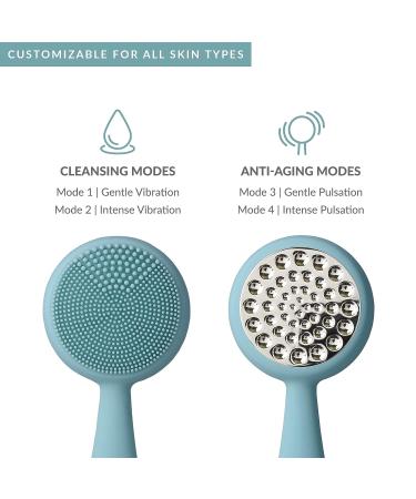 PMD Clean Pro Silver: Smart Facial Cleansing Device with Silver ActiveWarmth & Anti-Aging Massager - Buy Online on GoSupps.com