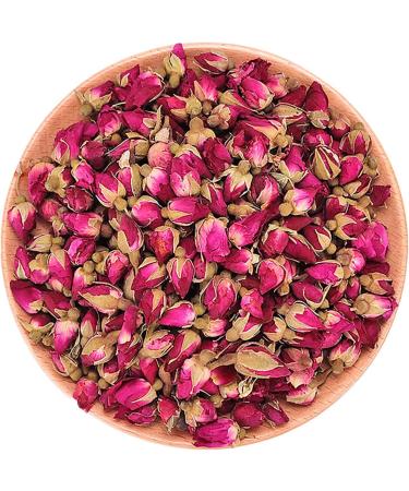 SERAOKICKY Nature Rose Tea Natural dried rose buds dried flowers rose buds 120 g rose tea 100 organic and natural red rose buds ideal for DIY tea drinks pastries - Buy Online on GoSupps.com