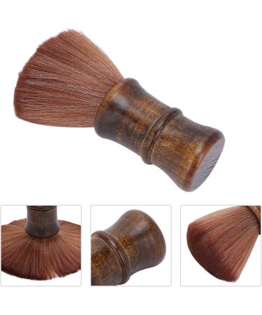 Neck Duster Brush Without Irritating the Skin Composite Wood Salon Neck Brush Larger Area and Save Your Time for Life for Home for Studio for Shop - Buy Online on GoSupps.com