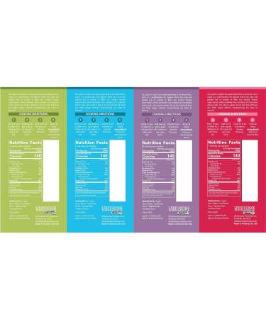 lulupasta High Protein Lupin Pasta Variety Pack - 19g Protein, 4g Net Carbs, Gluten Free, Keto Friendly - Buy Online on GoSupps.com