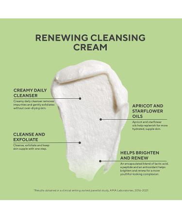 Murad Resurgence Renewing Cleansing Cream - Anti-Aging Hydrating Daily Face Wash 6.75 Fl Oz - Buy Online on GoSupps.com