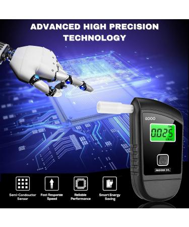 FDA Cleared Portable Alcohol Tester with LCD Screen & 10x Mouthpieces | Fast & Accurate BAC Results | Professional-Grade Personal Breathalyzer - Buy Online on GoSupps.com