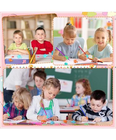 Sannix 16-Piece Pencil Handles for Kids | Handwriting Grip Correction & Writing Aid | Perfect for Toddlers Preschool Students 2 Styles - Buy Online on GoSupps.com