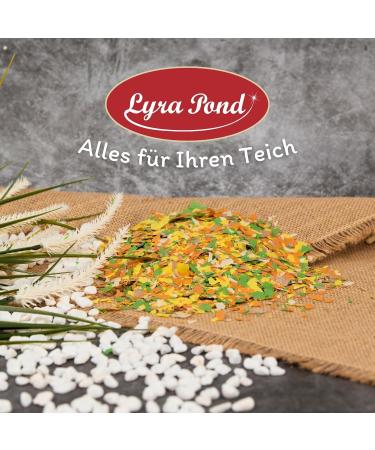 Lyra Pond 10 L Multi Flakes in Bucket | Pond Fish Flake Food | Easy to Digest Pond Food Made from Corn & Wheat Flour | Very Low Weight - Buy Online on GoSupps.com