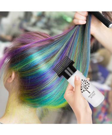 Aizuoni Comb Applicator Bottle - 180ml Hair Oil Comb Applicator Bottle | Hair Dye Bottle Applicator for Hair Dye Water Liquid Oil Comb  - Buy Online on GoSupps.com