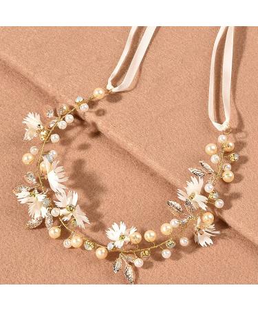 Elegant Wedding Hair Band Set - 3 Crystal Flower Hairpieces & 50 Hairpins for Brides - Buy Online on GoSupps.com