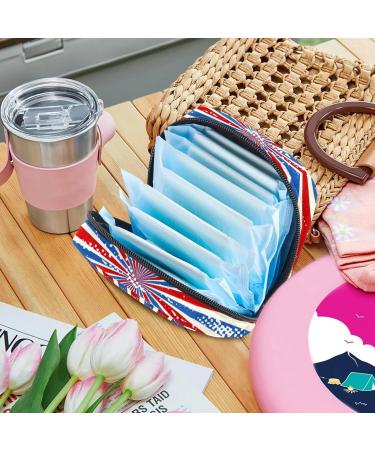 MUOOUM Striped Star Sanitary Napkin Storage Bag | Portable Menstrual Cup Pouch - Buy Online on GoSupps.com