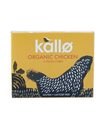Kallo Just Bouillon Chicken Stock Cubes 84g