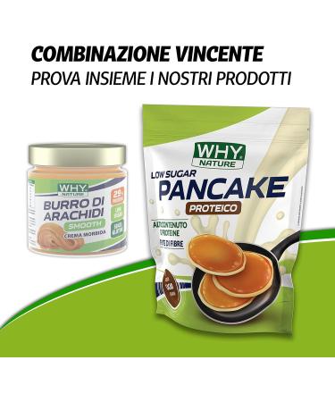 WHY NATURE WHY NATURE PEANUT BUTTER - Gluten-Free Peanut Butter - Thickening Cream - Smooth - 350g - Buy Online on GoSupps.com