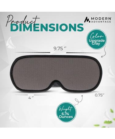 Buy Modern Advantage 3D Sleeping Eye Mask with Earplugs | 100% Light Blocking Sleep Mask for Men & Women | Travel Nap & Yoga | Breathable & Adjustable Design - Buy Online on GoSupps.com