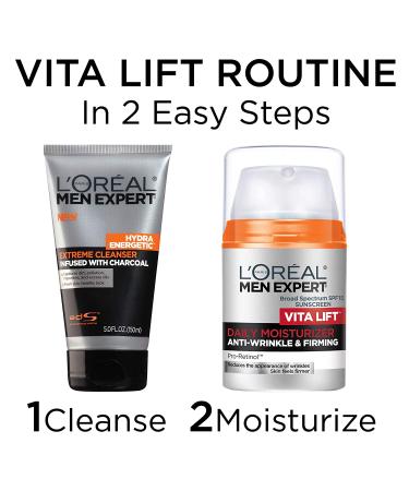 L'Oreal Men Expert Vitalift Anti-Wrinkle Face Moisturizer - Pro-Retinol - 1.6 oz - Buy Online on GoSupps.com
