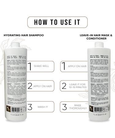 Avyna Argan Oil Shampoo & Conditioner Set for Dry & Treated Hair - 33.81 Oz | International Shipping Available - Buy Online on GoSupps.com