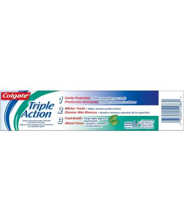 Colgate Triple Action Toothpaste - Mint Flavor 8 oz | Best International Shipping Offer - Buy Online on GoSupps.com