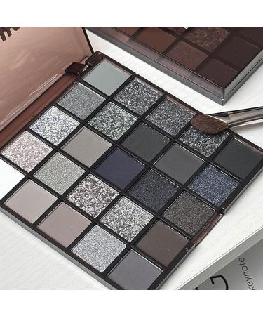 Palette de maquillage gothique - Kit Smokey Eye - 25 couleurs - Fard paupi res fum fonc - Long pigment en poudre - Nuances blouissantes spectaculaires - Kit pour un look artistique - Buy Online on GoSupps.com