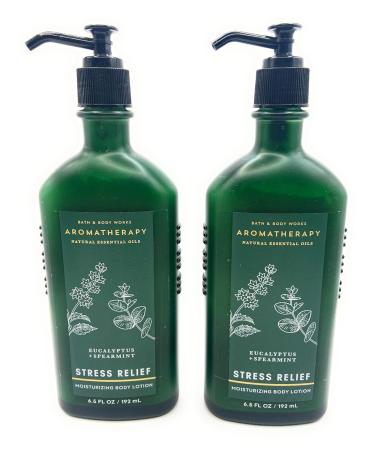 Bath and Body Works Aromatherapy Stress Relief - Eucalyptus-Spearmint Unisex Body Lotion 6.5 fl. oz / 192 ml Each (Pack Of 2) - Buy Online on GoSupps.com