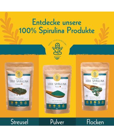 Buy 100% Pure German Spirulina Powder - Gluten-Free Vegan Nutrient-Rich Superfood (100g) - Buy Online on GoSupps.com