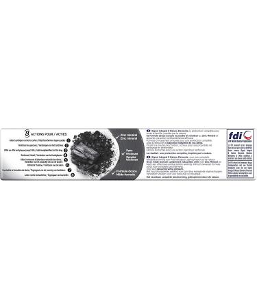 Signal Nature Elements Charcoal Toothpaste Whitening and Detox 75ml Tube - Buy Online on GoSupps.com