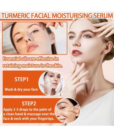 Buy Turmeric Essential Oil & Moisturizing Facial Serum - Hydrating Skincare for Men & Women - International Shipping - Buy Online on GoSupps.com