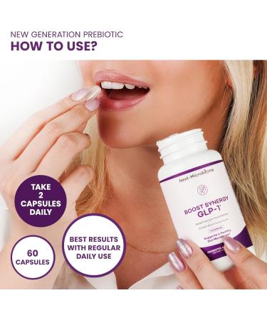 NEXT-MICROBIOME Boost Synergy Probiotic Akkermansia Muciniphila Clostridium Butyricum HMO Ashwagandha Supports Microbiome Digestive Wellness Gut Health for Men & Women (60 Capsules 1-Pack) - Buy Online on GoSupps.com