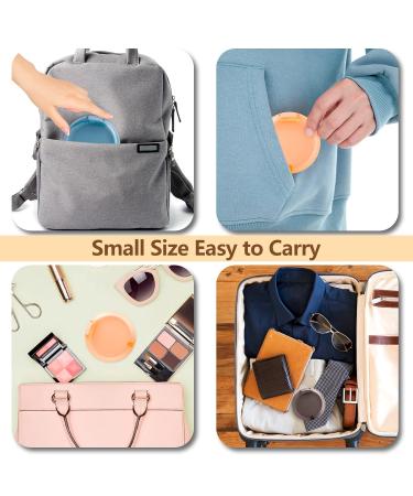 2 Pack Retainer & Orthodontic Mouth Guard Case - Magnetic Closure, Easy to Clean - Blue/Orange - for All Ages - Buy Online on GoSupps.com