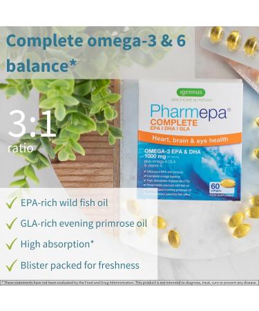 Advanced Prenatal Multivitamin & Pharmepa Complete EPA DHA rTG Omega 3 1000mg Pregnancy Support Bundle by Igennus - Buy Online on GoSupps.com