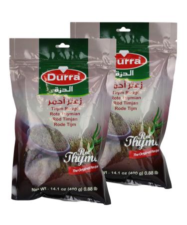 Durra Zaatar red Arabic spice mix Zaatar spices oriental in set of 2 to 400 g
