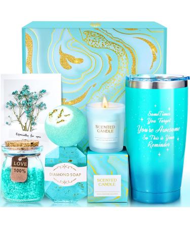 Birthday Gifts for Women Mom Wife Girlfriend Sister - Valentines Day Gift for Her Self Care Spa Gift Baskets for Women Best Friends Teacher Employee Appreciation Anniversary Gifts (Jasmine) Jasmine Large