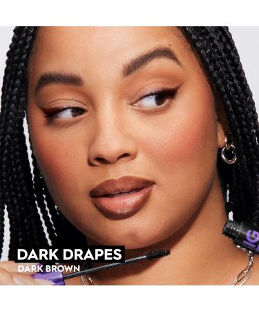 Urban Decay Big Bush Volumizing Tinted Brow Gel - Waterproof Smudge-Resistant Long-Lasting Vegan Brown Gel with Castor Oil | 0.19 fl oz Dark Drapes - Buy Online on GoSupps.com