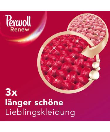 Perwoll Renew Caps Color & Fiber Detergent - 80 Washes of All-in-One Care for Vibrant Colors & Smoother Fabrics - Buy Online on GoSupps.com
