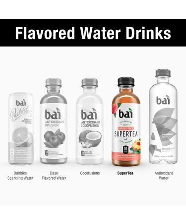 Bai Iced Tea Narino Peach Antioxidant Supertea - 12 Pack, 18 Fl Oz Bottles - Buy Online on GoSupps.com